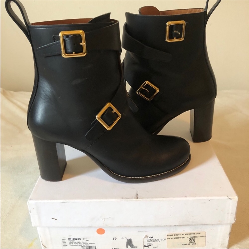 Chloe Ankle Buckle Boots